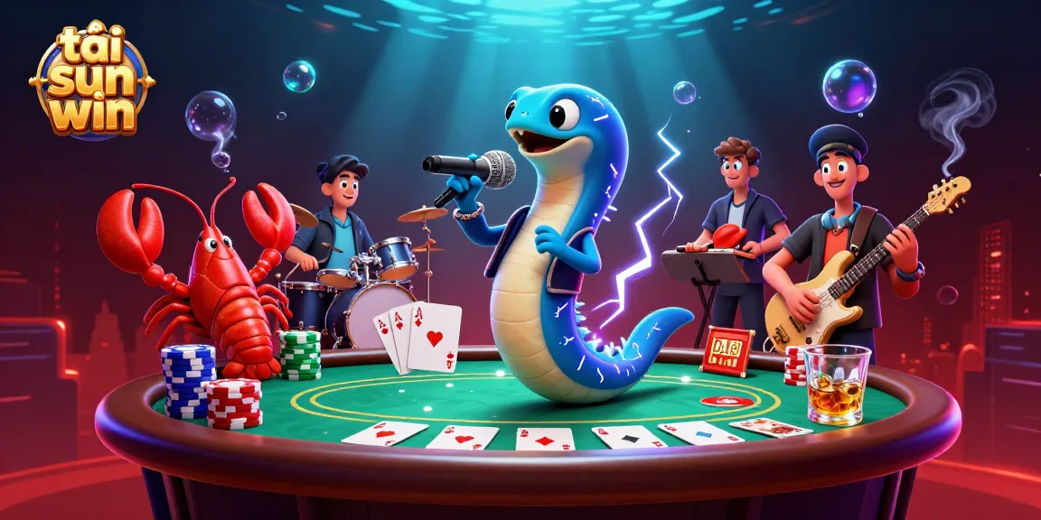 Engage with the vibrant underwater casino scene featuring tải sun win's dynamic characters and action-packed elements.