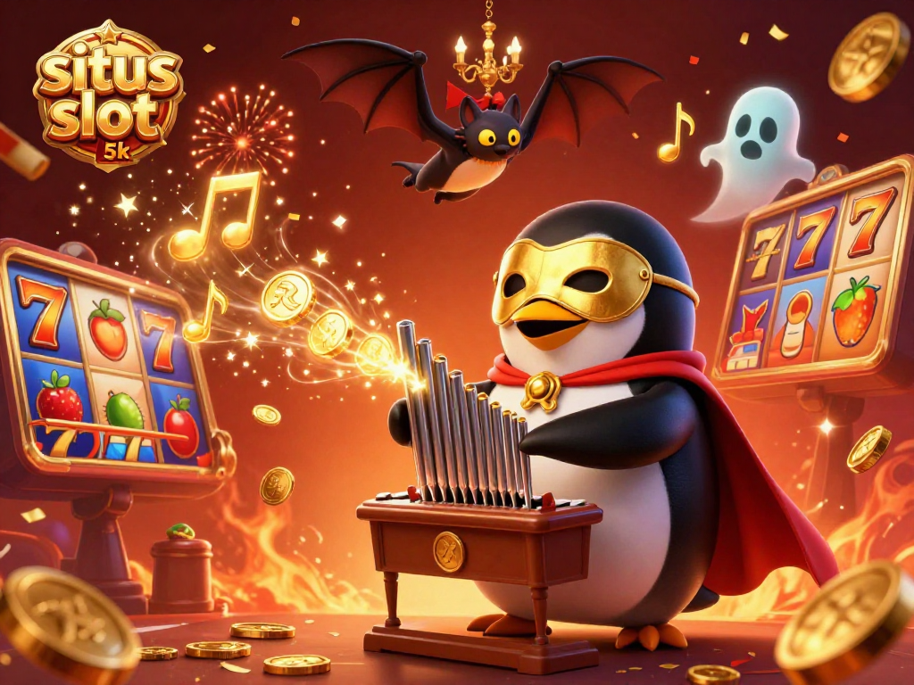 Engage with the enchanting world of casino gaming in this ultra-detailed depiction reflecting situs slot 5k excitement.