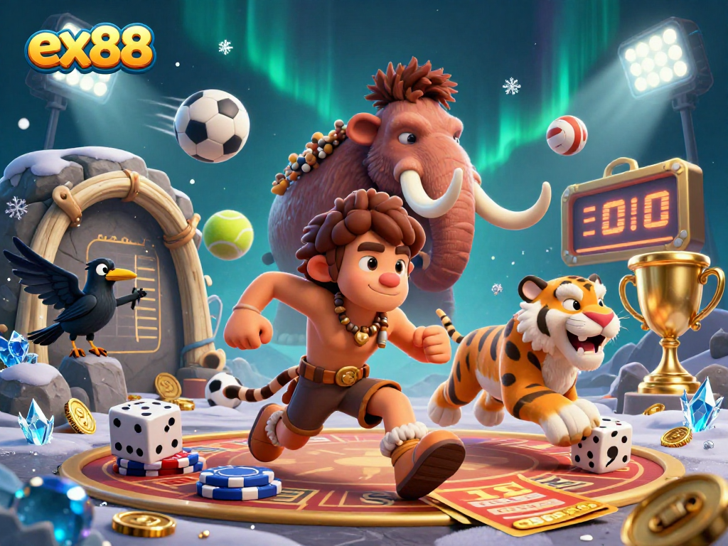 Experience the thrill of betting at ex88 in this rich, vibrant casino scene.