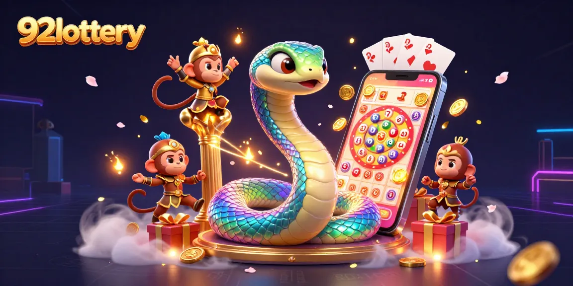 Engage with 92lottery's vibrant lottery scene featuring delightful characters and exciting game elements.