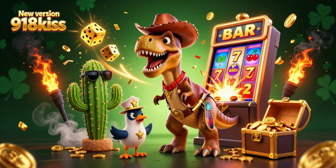 Spin to win! Experience New version 918kiss with vibrant 3D characters and exciting casino elements.
