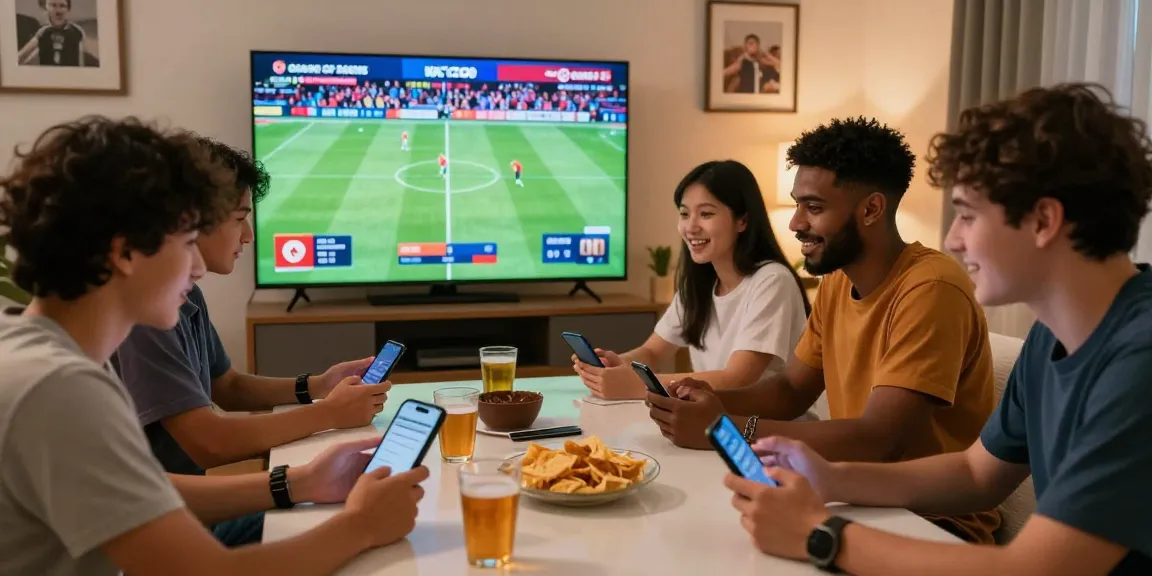 Friends experiencing excitement with Gacor 25 betting during World Cup 2026.