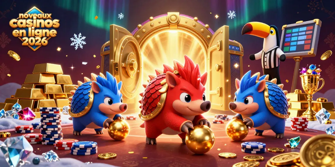 Les nouveaux casinos en ligne 2026 offrent des jeux excitants avec des pangolins en compétition.