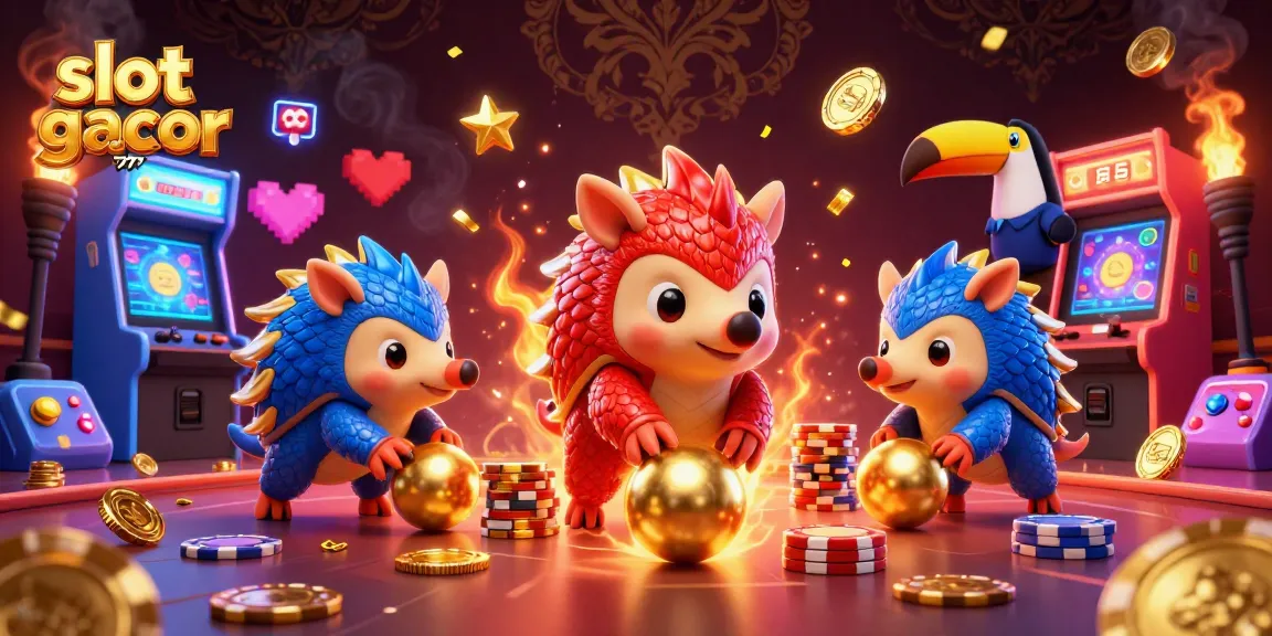 Experience the excitement of slot gacor 777 gaming with vibrant characters and rich casino elements.