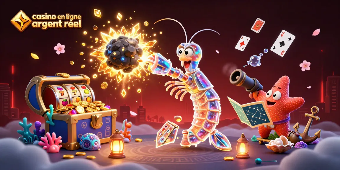 Jouer sur un casino en ligne argent réel avec des machines à sous et des pièces d'or volantes.