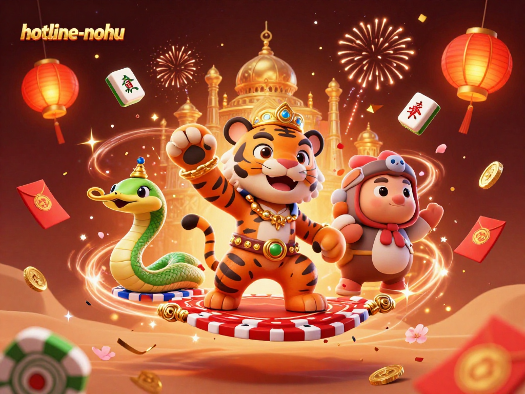 Experience thrilling gameplay with hotline-nohu in a vibrant casino scene featuring exotic characters.