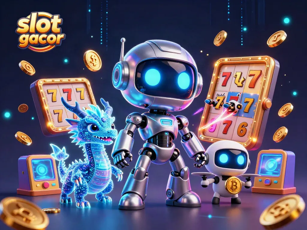 Menangkan permainan slot gacor dengan robot cyberpunk dan karakter AI yang menarik.