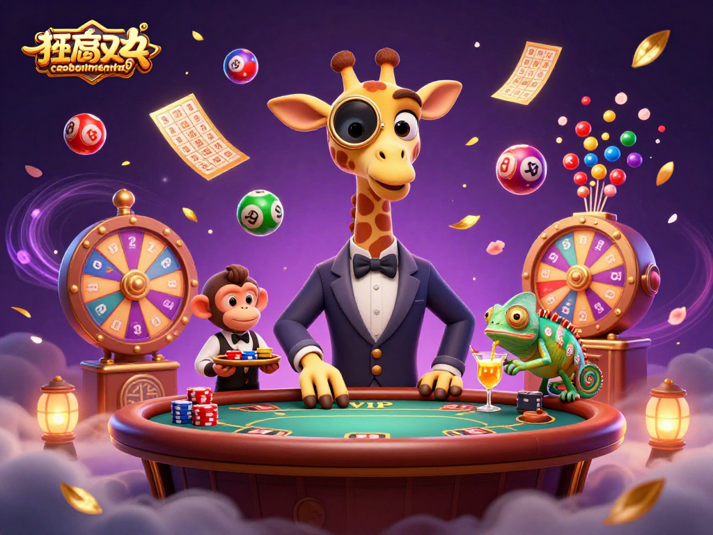 Experience a thrilling caoboimientay showdown with a high-roller giraffe and dynamic casino elements.