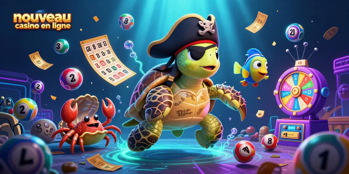Découvrez le nouveau casino en ligne avec des jeux captivants et des lots impressionnants dans une illustration vibrante.