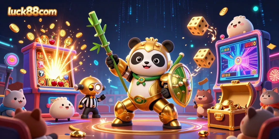 Experience the vibrant gaming world of luck88com with thrilling characters and jackpot excitement!