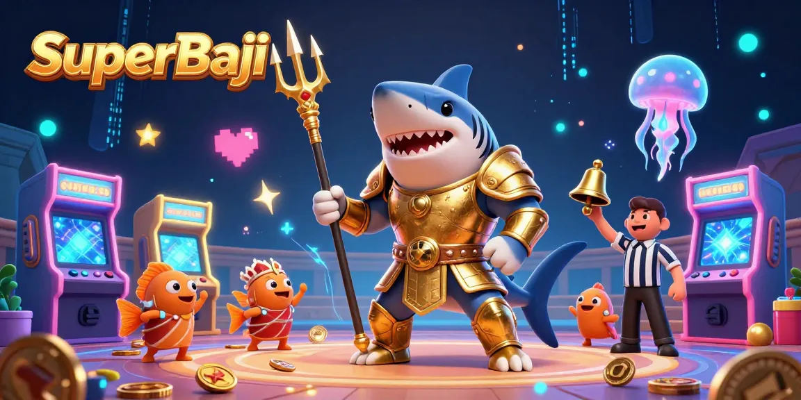 Experience thrilling gameplay at SuperBaji with an engaging online casino atmosphere filled with vibrant characters and electrifying energy.