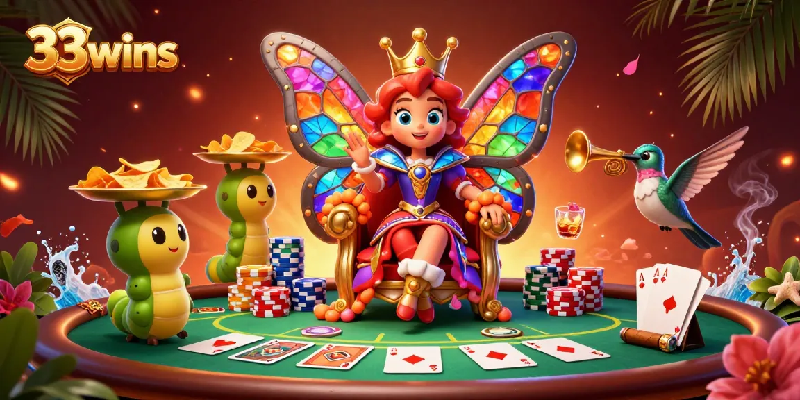 Engage with 33wins in a vibrant casino scene filled with skillful card strategies and dynamic gameplay.