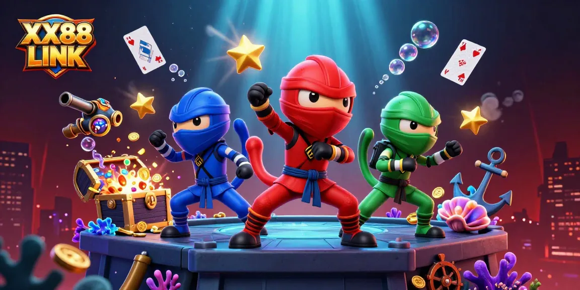 Experience thrilling gameplay at XX88 LINK with ninjas and exciting casino elements