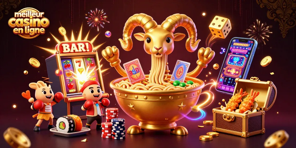 Découvrez l'univers vibrant du meilleur casino en ligne avec des personnages animés et des éléments de jeu colorés.