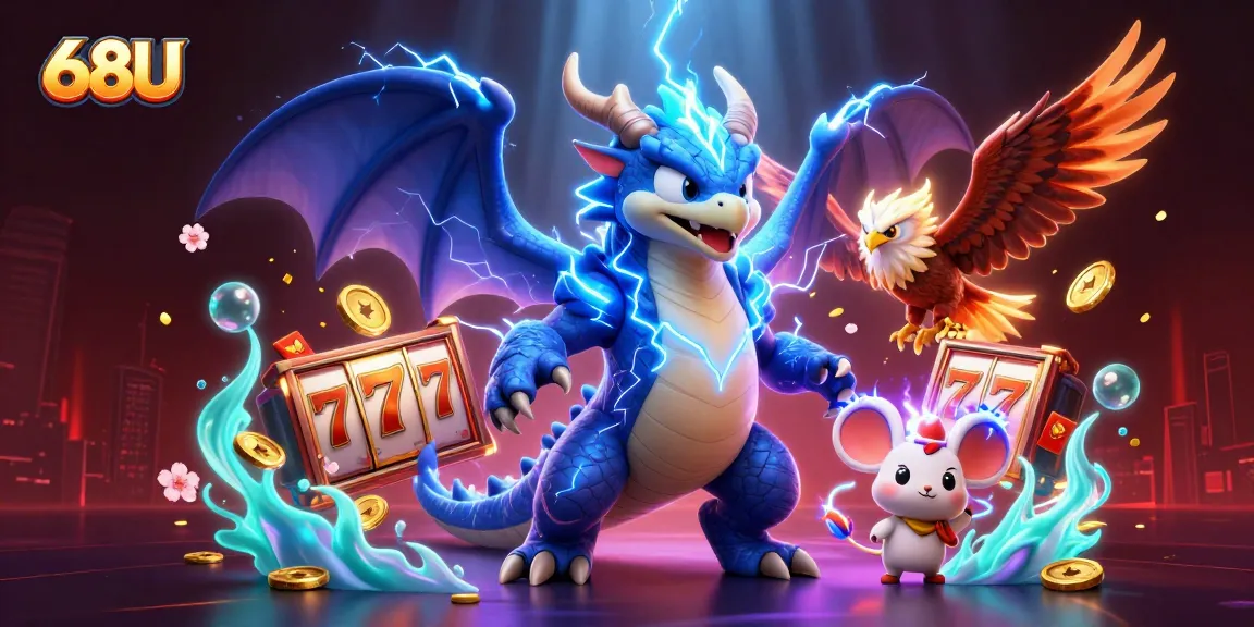 Gire os rolos em 68U e descubra os encantos dos jogos de azar com dragão e símbolos da sorte.