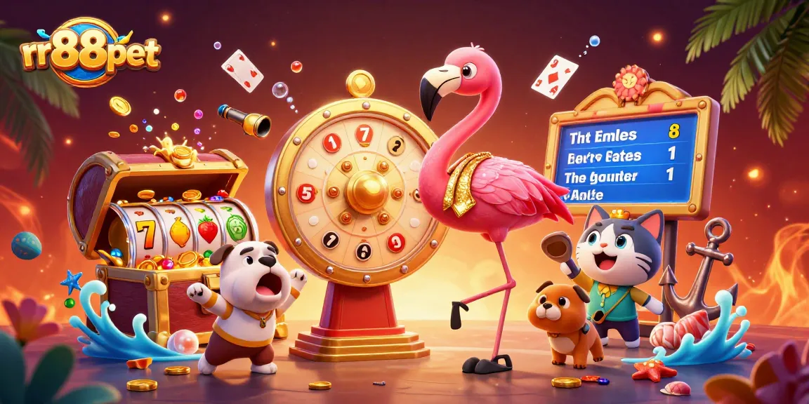 Engage with rr88pet's thrilling slot game experience featuring exciting golden prizes and vibrant underwater elements.