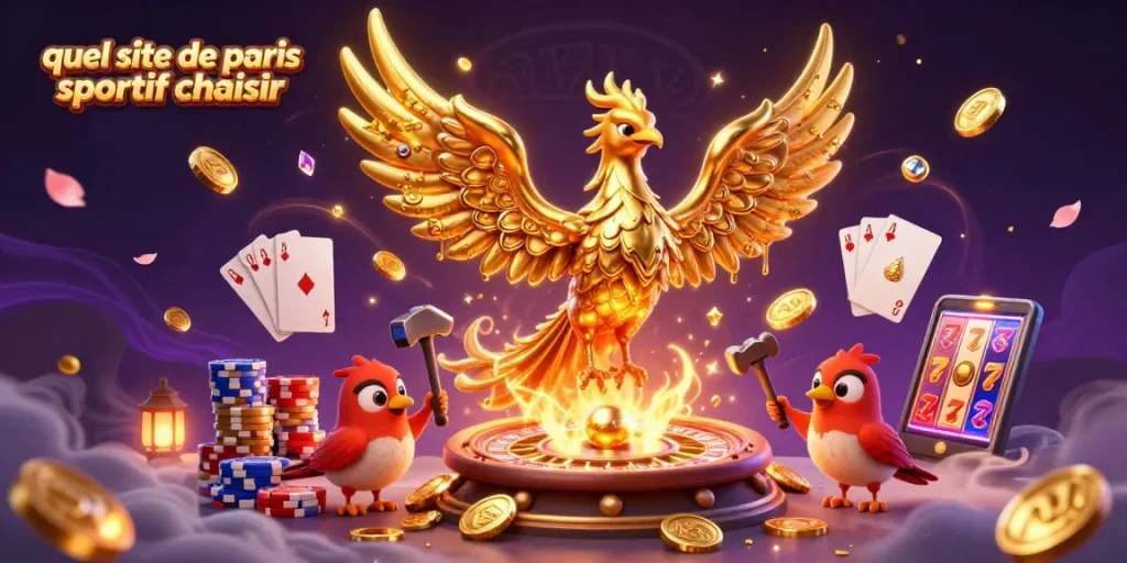 Visualisation captivante de quel site de paris sportif choisir avec des éléments de paris animés.